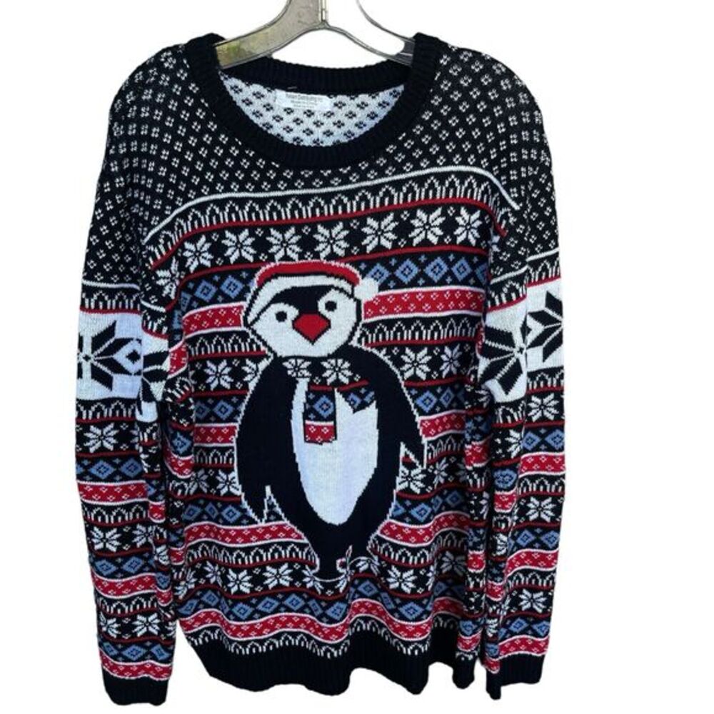 Christmas Sweater Mens Extra‎ Large XL Fair Isle Snowman Ugly Sweater Holiday